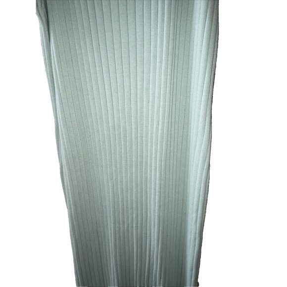Eloquii Seafoam Green Ribbed Maxi Dress (no Belt) Size 26/28 - Picture 12 of 15
